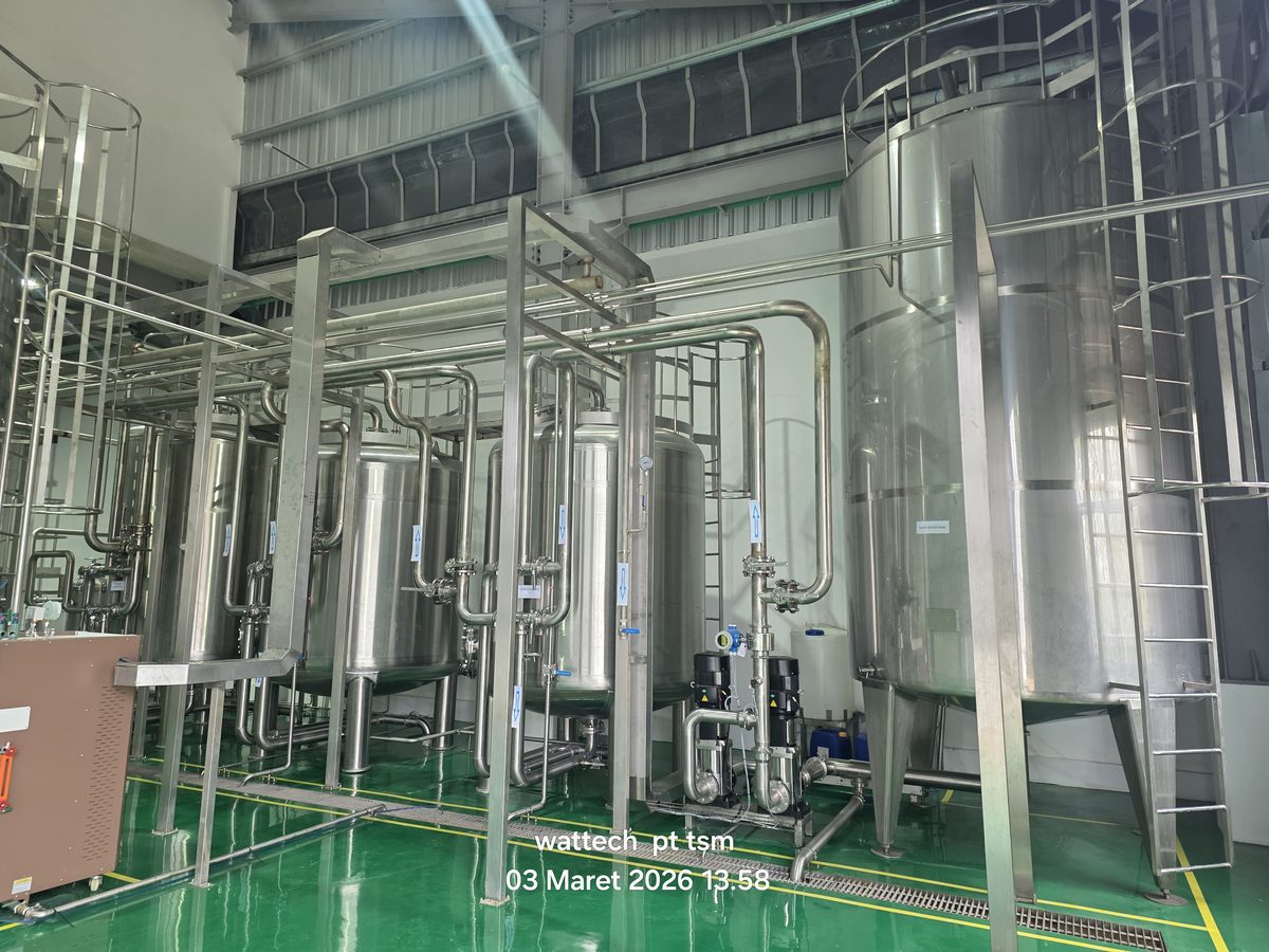 Pemasangan sistem RO di lapangan